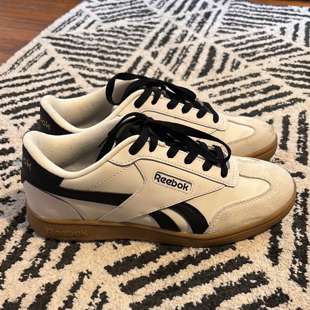 Reebok Black and White Sneakers